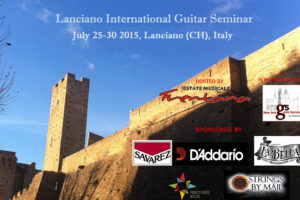 Lanciano International Guitar Seminar 2015 manifest