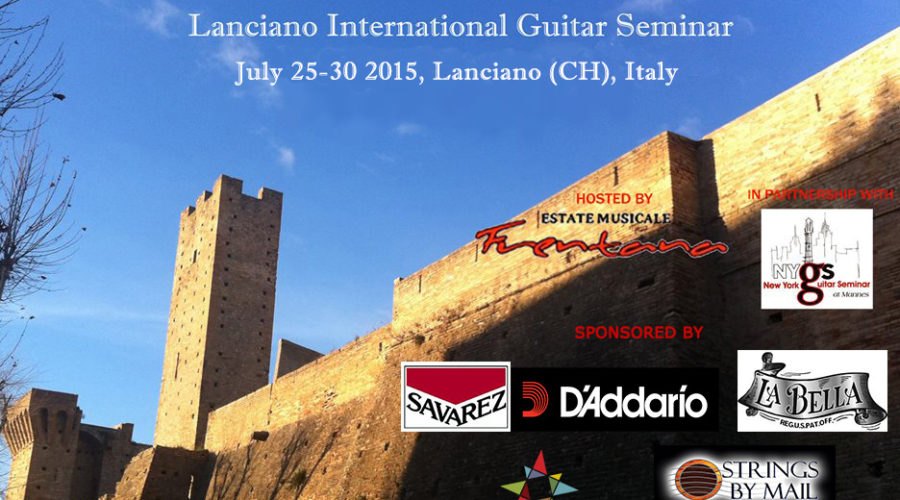 Lanciano International Guitar Seminar 2015 manifest