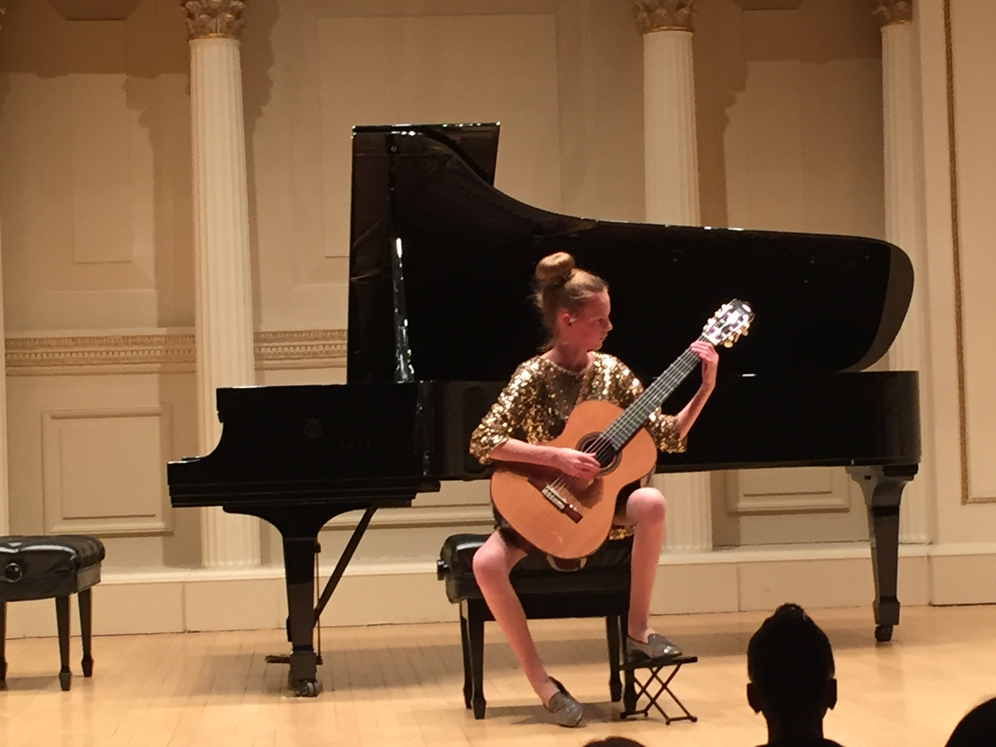 DalMaestro Student performing at Carnegie Hall, NY