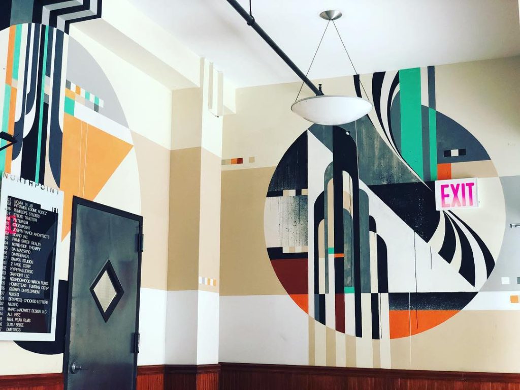 Hall of DalMaestro in Brooklyn Williamsburg