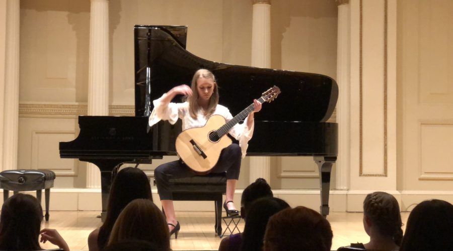 DlMaestro Student Charlee C. Performing in Carnegie Hall for RCM Celebration of Excellence Award Ceremony 2018