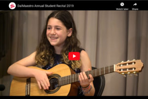 A Student at our 2019 Annual Recital