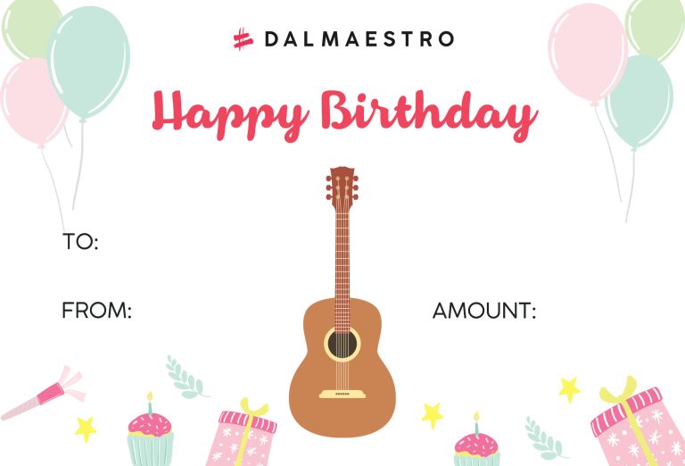 Give the gift of music! - Gift cards for guitar lessons