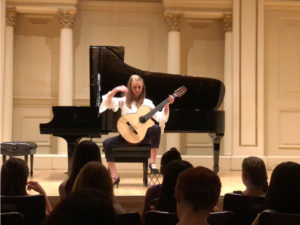 DalMaestro Student Performing at Carnegie Hall
