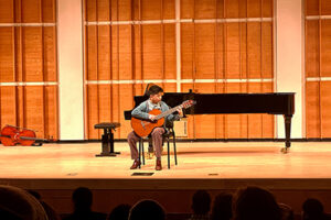 Performing at the RCM Celebration of Excellence recital on January 28, 2024