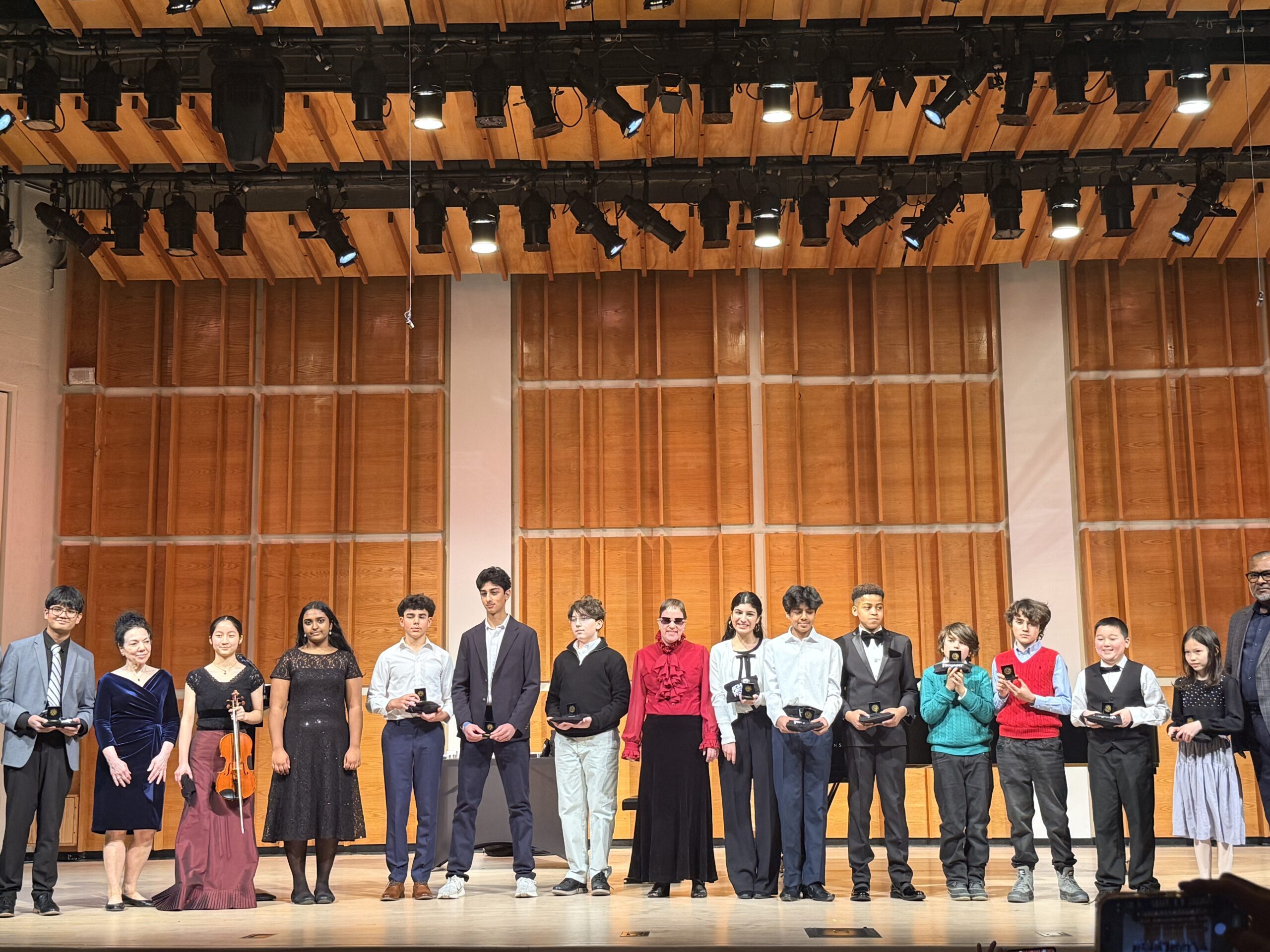 Theo Cavicchio RCM Gold Medal 2025 group pic